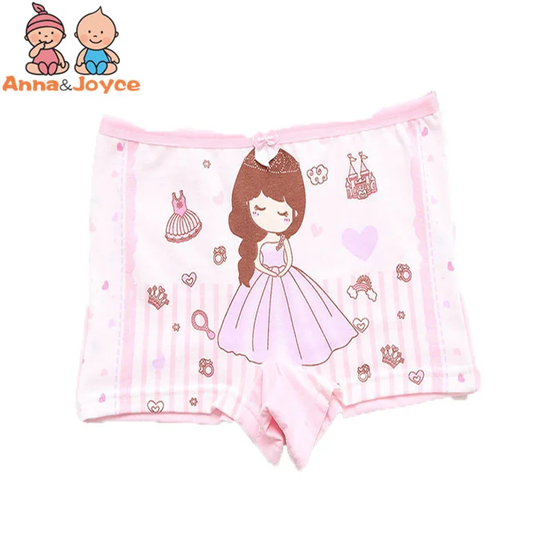 4 шт./лот детское нижнее белье принцессы трусы для девочек боксеры детей 2 10 лет|kids