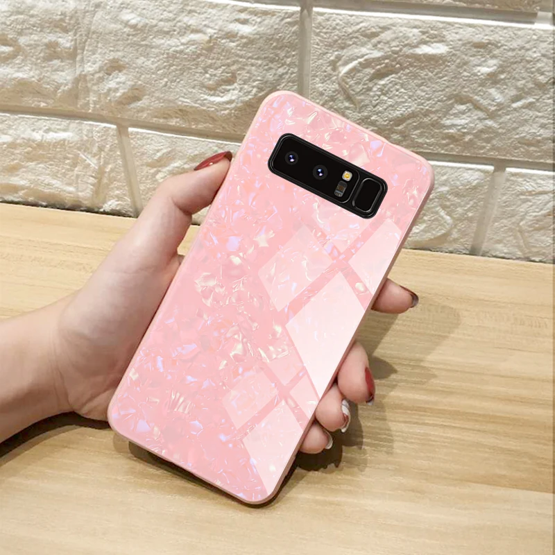 KIYLCZXYCM закаленное Стекло раковины чехол для телефона samsung Galaxy S9 S8 плюс Примечание 8