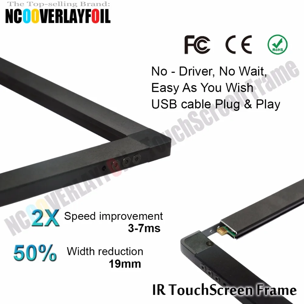New 32&quot IR Touch Screen Overlay Kit with True 16 Points Compatible With Windows Mac OSX Linux Android | Компьютеры и офис