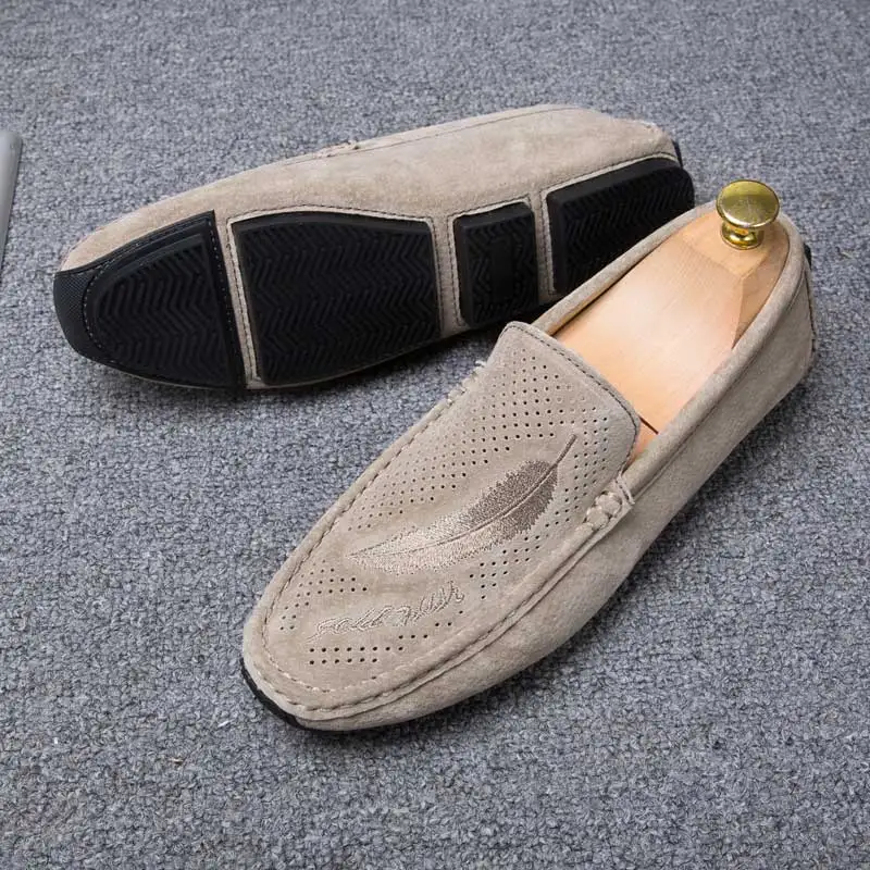 Mocassin homme de luxe повседневные лоферы мужская обувь дышащая модные мужские слипоны