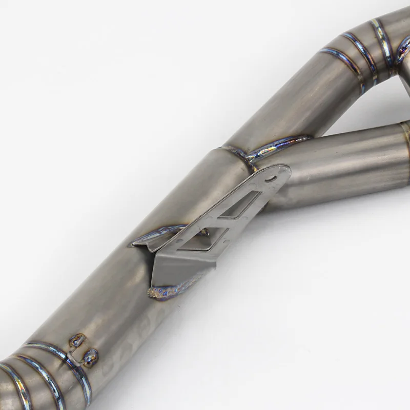 Slip On For Yamaha R1 2015-2017 Motorcycle Exhaust mid link pipe 61mm Stainless Steel Titanium Alloy Middle Pipe Moto Modify | Автомобили