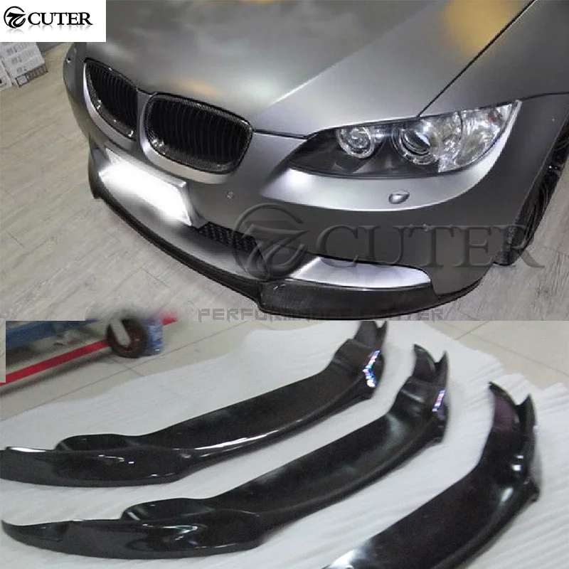 E92 M3 спойлер для переднего бампера из углеродного волокна BMW комплект кузова