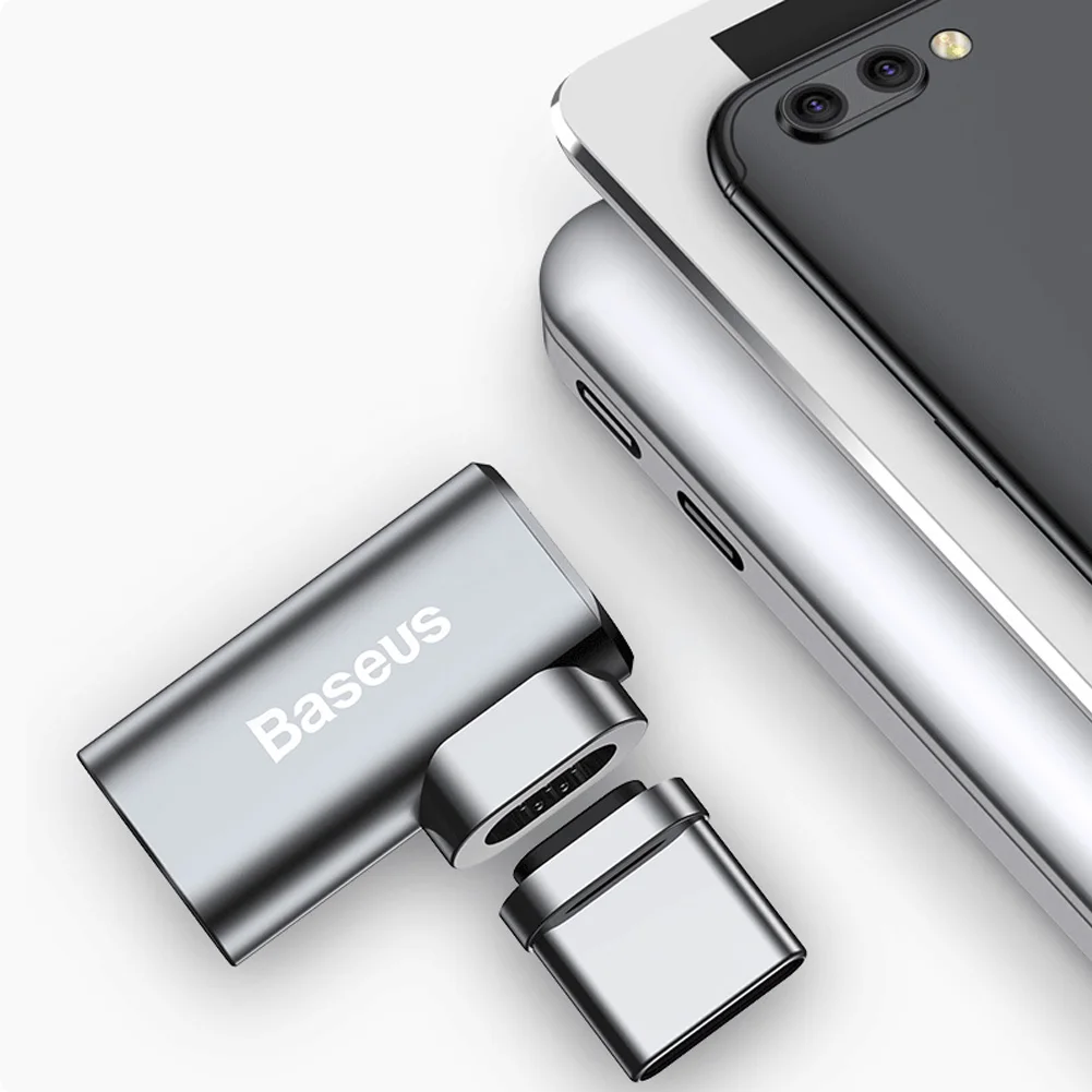 Быстрая зарядка из алюминиевого сплава боковой разъем для ноутбука type c