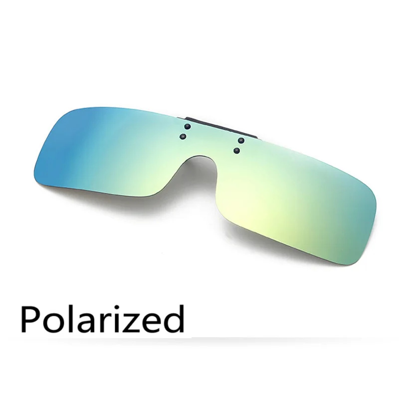 Поляризованные солнцезащитные очки с клипсой квадратные поляризованные линзы