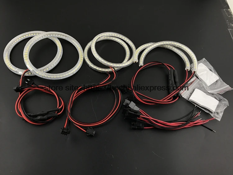 HochiTech ультра яркий SMD белый светодиодный ангельские глазки halo ring kit daytiem ходовой светильник DRL для Toyota Mark X Mark-X REIZ 2004-2009