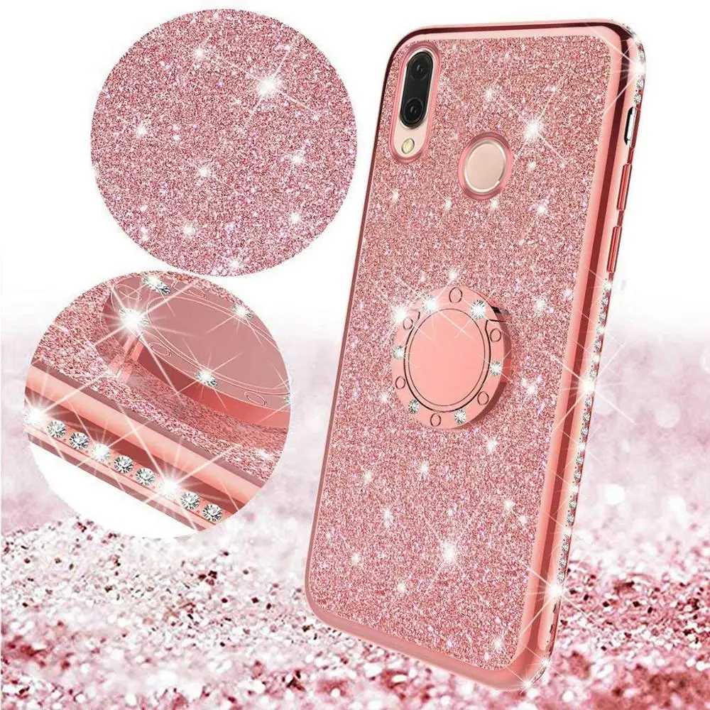 Чехол с алмазным кольцом-подставкой для Vivo V17 V15 V11 S1 IQOO NEO Pro V9 V7 V5 Plus VIVO NEX 3 2 Z5X Y19 Y17