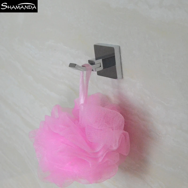 Бесплатная доставка крючок для халата одежды твердая латунь хромированная