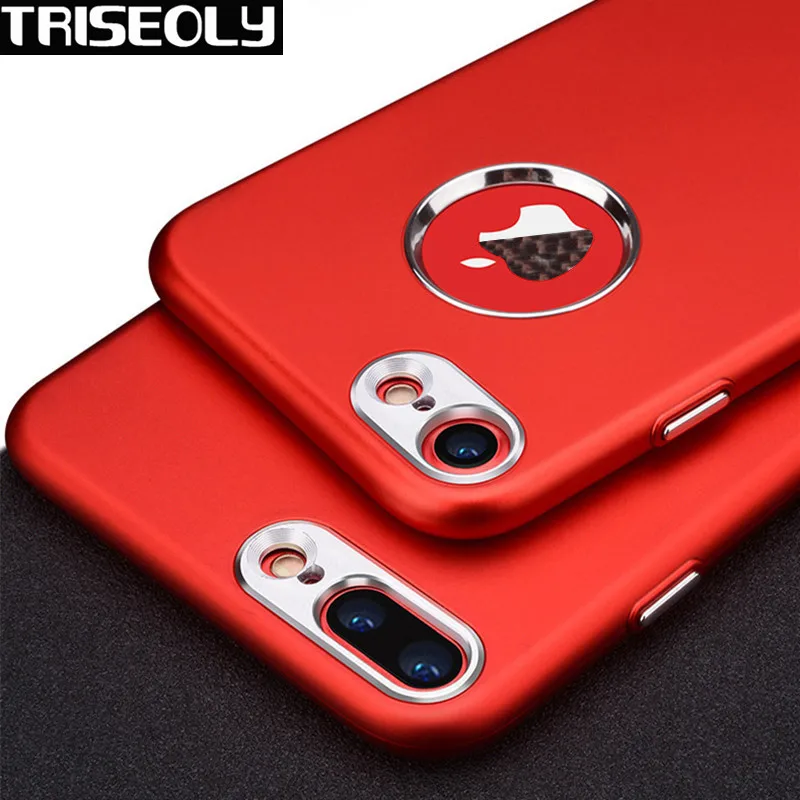 TRISEOLY чехол для Apple iPhone 7 Plus гальванический матовый из ТПУ мягкий |