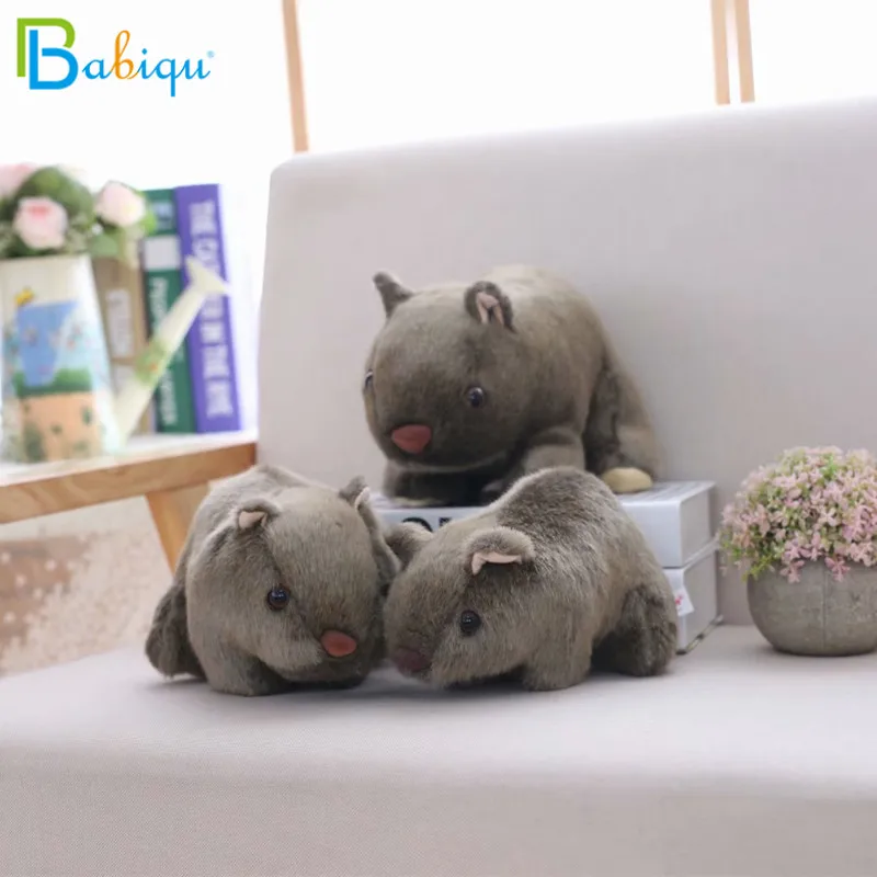 1 шт. 18 см Моделирование Плюшевые вомбат свинки Cavia Porcellus игрушка чучело дикие
