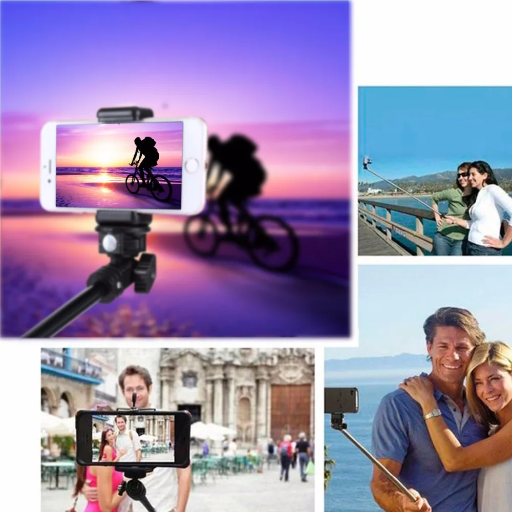 PULUZ селфи палки выдвижной Полюс ручной монопод палка для iPhone samsung huawei Xiaomi GoPro HERO 5 4