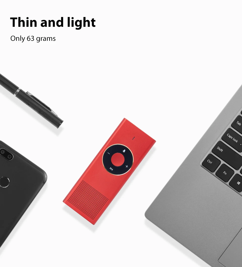 Новейший Xiaomi Mijia переводчик Pro Путешествия исследования работа 15 языков microsoft перевод двигатель 7 дней в режиме ожидания 8H перевод