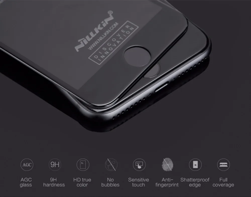 NILLKIN Amazing 3D CP+ MAX полное покрытие нанометр Анти-взрыв 9H Закаленное стекло протектор экрана для Apple iphone 8 plus