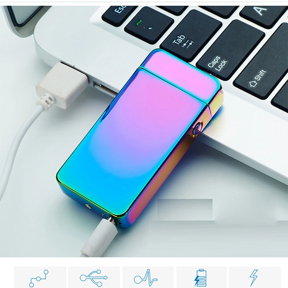 Новинка 2017 модный и Лидер продаж USB металлический беспламенный перезаряжаемый