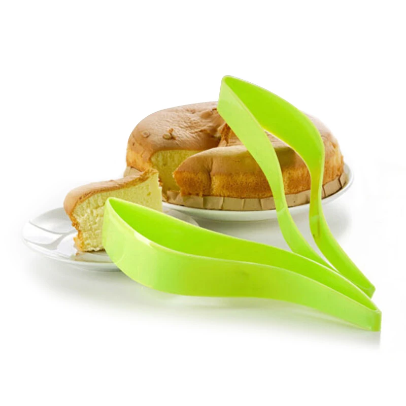 one-piece cake knife tool One cut the blade cutter is bread and butter baking gadgets spatula Not dirty hand |