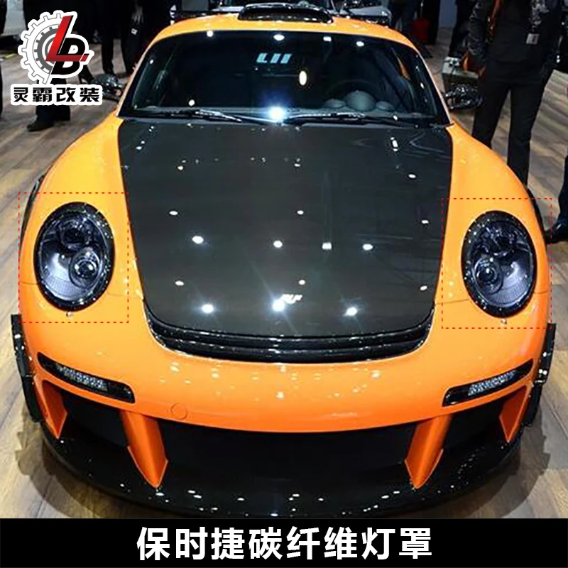 Подходит для Porsche 987 абажур из углеродного волокна Cayman Головной убор Kaman