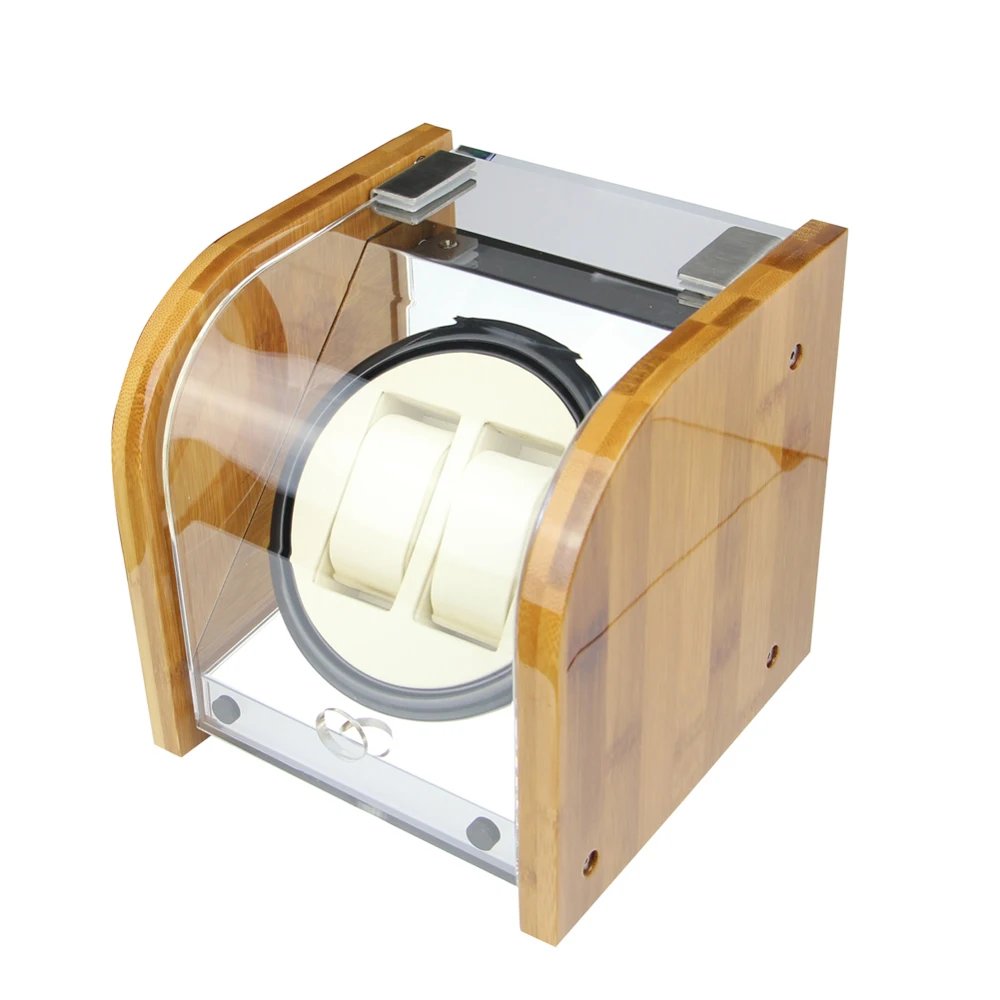 Намотка для часов LT деревянная автоматическая вращающаяся 2 + 0 намотка чехол