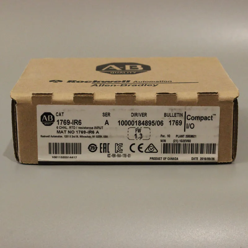 

1769-IR6 1769IR6 Allen-Bradley,NEW AND ORIGINAL,FACTORY SEALED,HAVE IN STOCK