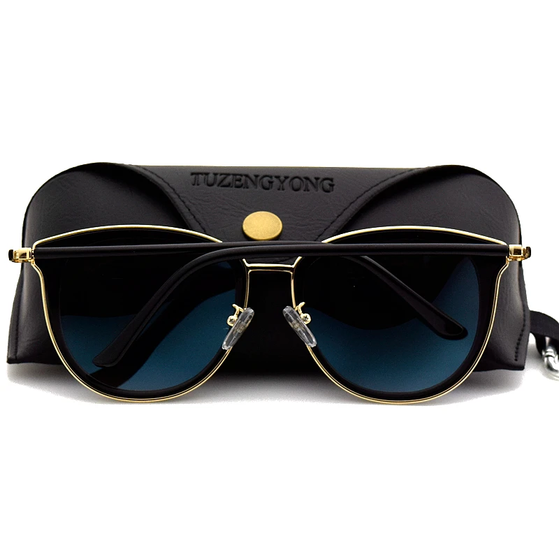 TUZENGYONG женские брендовые дизайнерские поляризационные солнцезащитные очки для