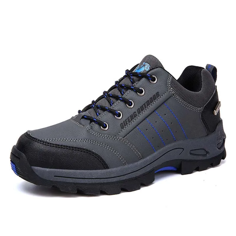 Gray New Winter Men Shoes Big Size 36-47 Outdoor Hiking Walking Footwear Keep Warm Plush Shoes Men Casual Cotton Lovers Sneakers Male - Цвет: Gray