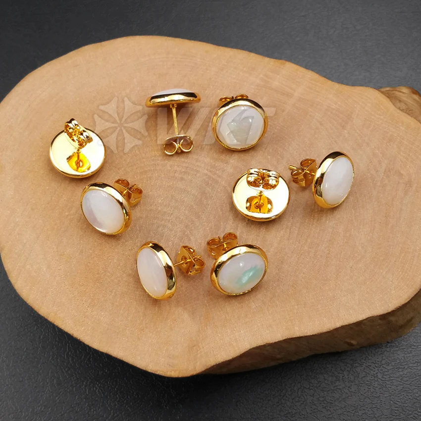 WT E334 оптовая продажа натуральный пресноводный жемчуг серьги высокое качество