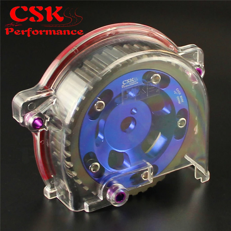 Регулируемая однокулачковая шестерня Звездочка + прозрачная крышка для Mitsubishi