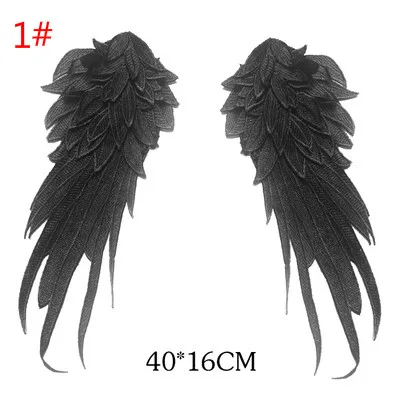 Кружевные джинсовые нашивки с вышивкой в виде ангела 40 см * 16 | Дом и сад