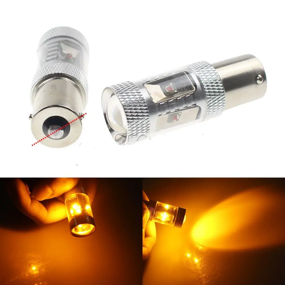 Par Lampada Pisca 1156 BAU15S PY21W 30w 6 светодиодов Cree чипы amarella Frete Gratis (BA15S P21W в наличии) |