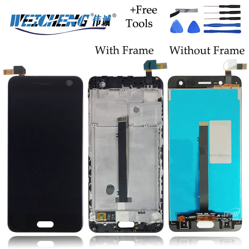 Для ZTE Blade V8 ЖК дисплей + сенсорный экран в сборе с рамкой для zte v8 LCD горячая