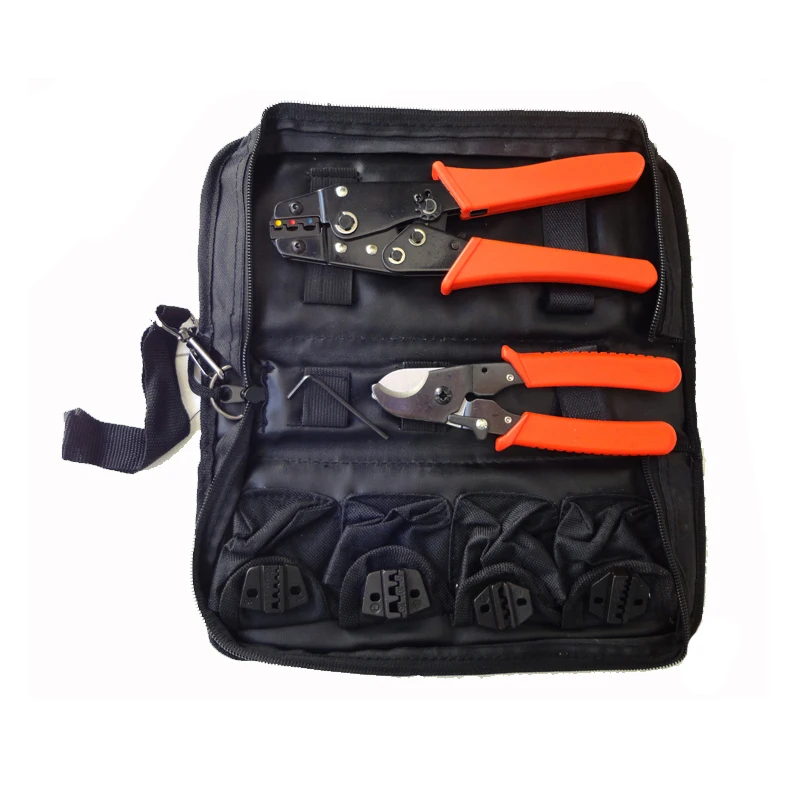 

HS-K02C High Quality Mini Oxford Combination Tools Kit with HS-02Ccrimping tool,LS-206cable cutter and replaceable die set