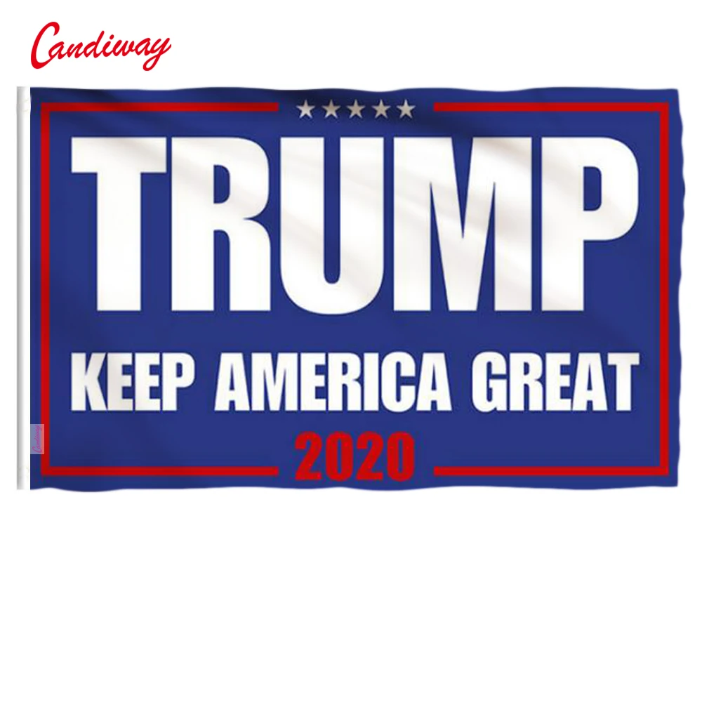 2020 USA American 3x5 Flag Make America Great Again Blue Donald Trump for President | Flags