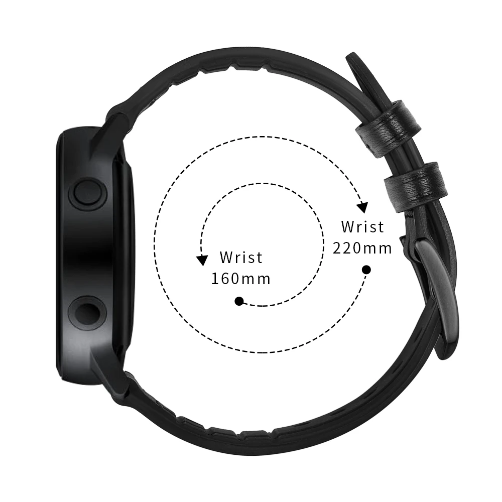 8 цветов силиконовый ремешок из натуральной кожи для samsung Galaxy Watch активный Камуфляжный узор наручный браслет ремешок для часов