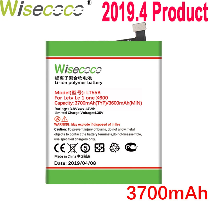 WISECOCO 3700 мАч LT55B батарея для Letv Le 1 One X600 X660 телефон новейшее производство высокое качество батарея+ номер отслеживания