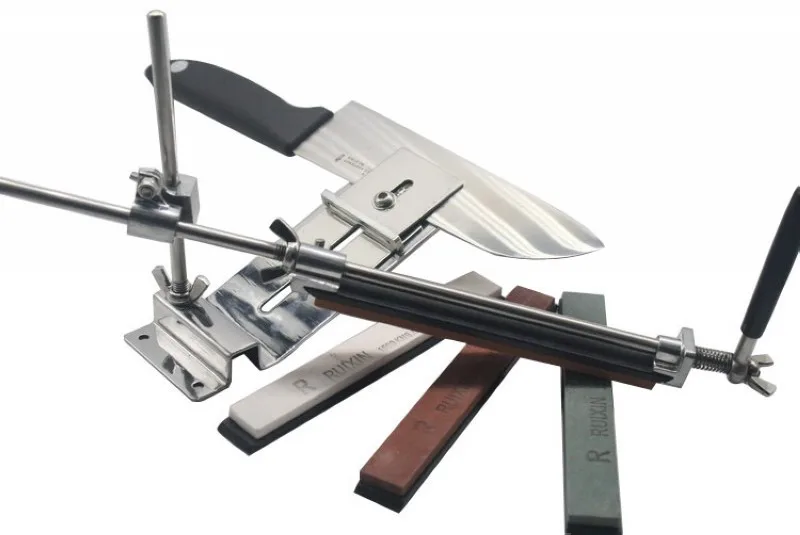 

5SETS/LOT High Quality Fixed angle Apex edge knife sharpener Aluminum alloy metal 4 whetstone