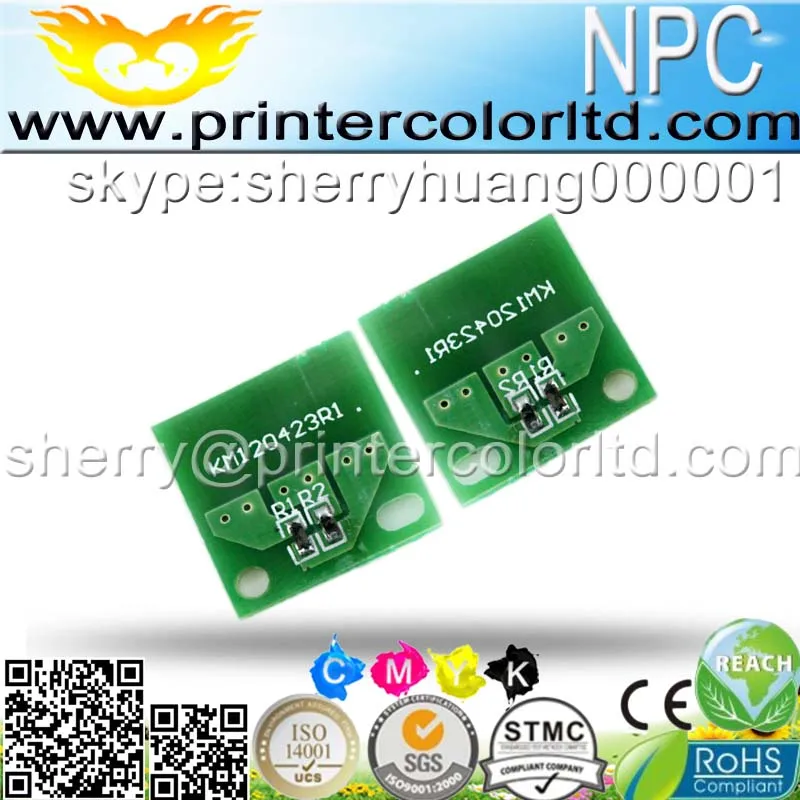 C224 C284 c364 C454 C554 для KONICA MINOLTA BIZHUB тонер-картридж чип сброса используемого в цветной