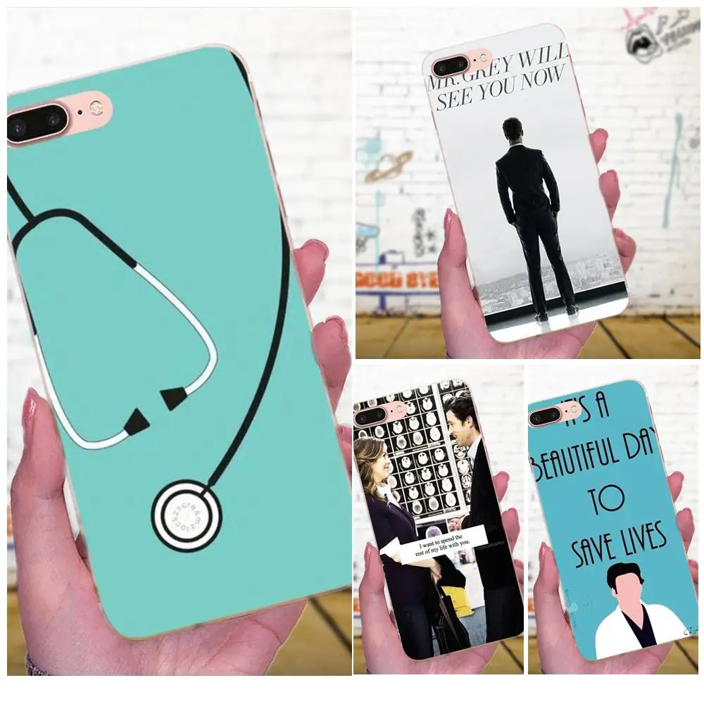 Мягкая модная серая версия с логотипом Anatomy сезон для Galaxy J1 J2 J3 J330 J4 J5 J6 J7 J730 J8 2015 2016