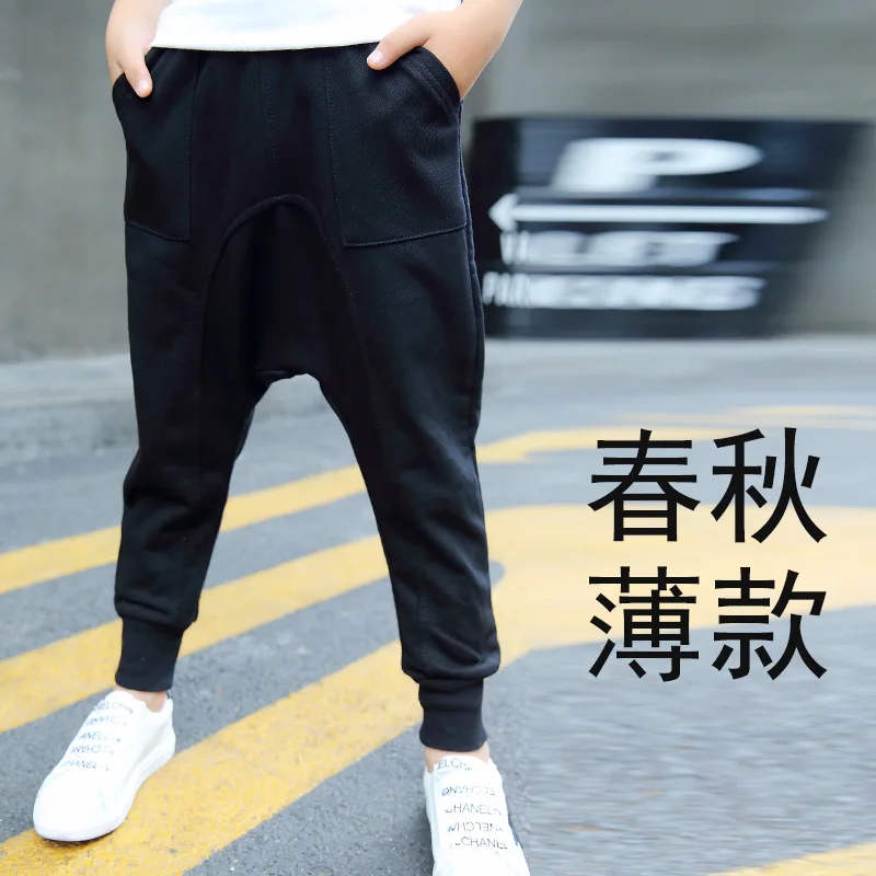 Штаны для мальчиков Длинные повседневные шаровары из хлопка школьные штаны