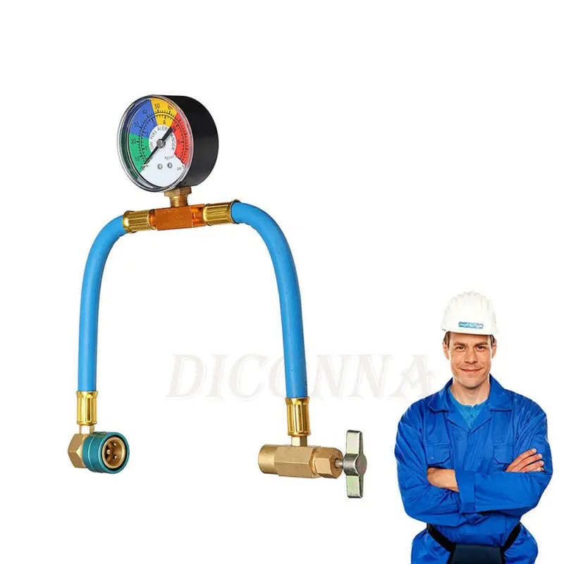 Измерительный шланг для перезарядки измерительный Адаптер A/C HVAC замены фреона
