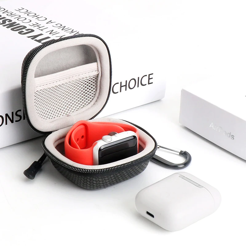 IKSNAIL чехол для наушников для Apple AirPods сумка для часов для беспроводных Bluetooth наушников Защитный чехол для Apple i-Watch аксессуары чехол