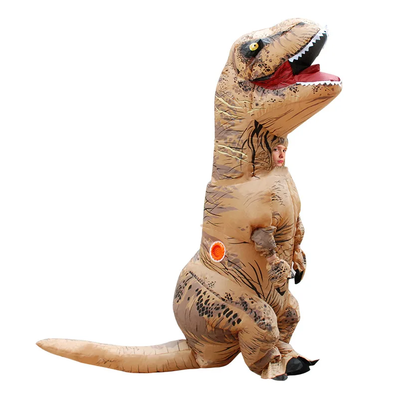 180 см гигантский надувной динозавр костюмы для детей T rex животных косплей детские