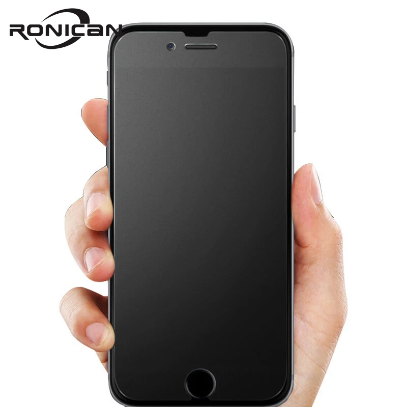 Матовое стекло на iPhone 5 5S 5c SE X XS Max XR закаленное твердость 9 H 6 6s 7 8 Plus защитный