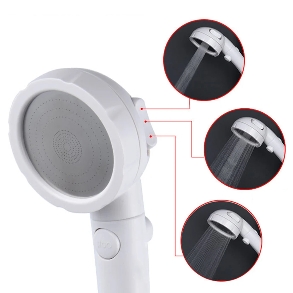Rainfall Shower Head High Pressure Easy Install Massage Bathroom Jetting Handheld Spray Water Saving Detachable Accessories |