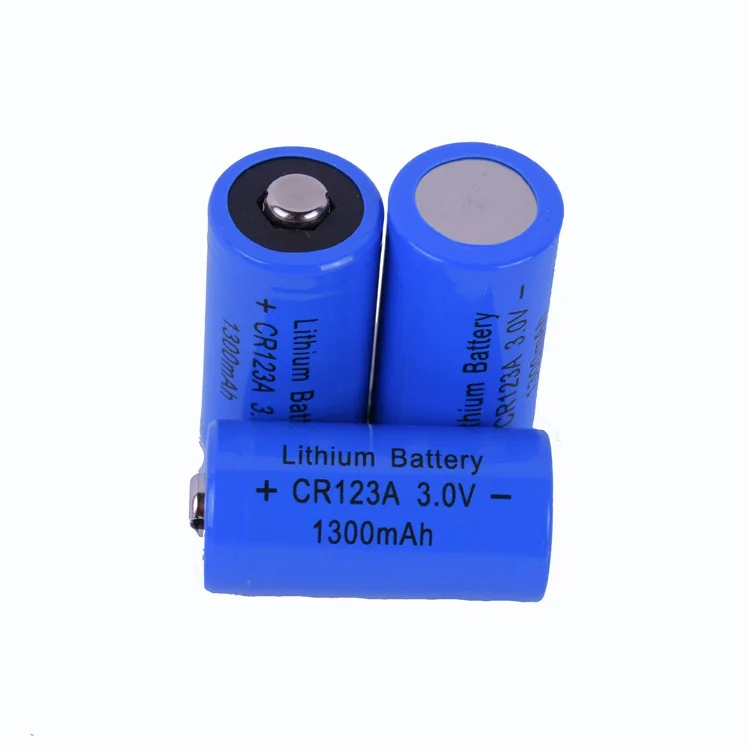 

2018 CR123A/CR17335 1300mAh 3.0V Li-ion Battery Lithium Primary Dry Batteries