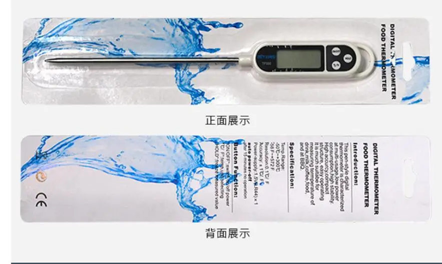 By dhl 50pcs Digital Food Thermometer BBQ Cooking Meat Hot Water Measure Probe Kitchen Tool TP300 | Дом и сад