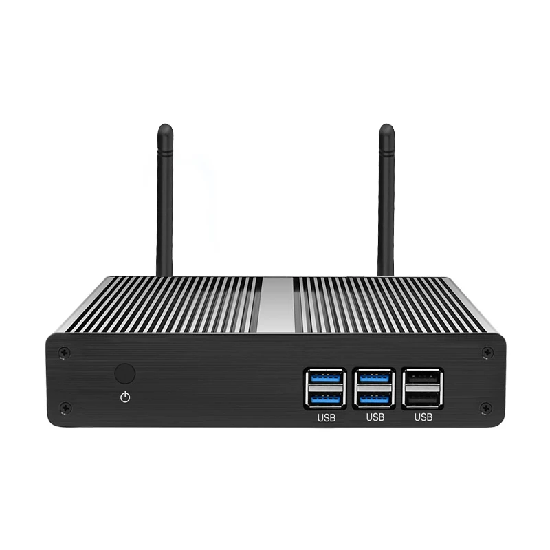 Мини ПК Intel Core i3 4010Y i5 4200Y i7 4610Y Windows 10 неттоп 300 Мбит/с WiFi Gigabit Ethernet HDMI VGA 6* USB без вентилятора