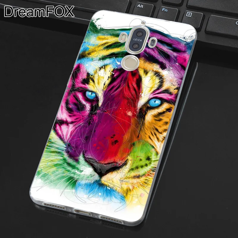 DREAMFOX L402 Tiger Soft TPU Silicone Case Cover For Huawei Honor 6A 6C 6X 7C 7X 8 Lite Pro |