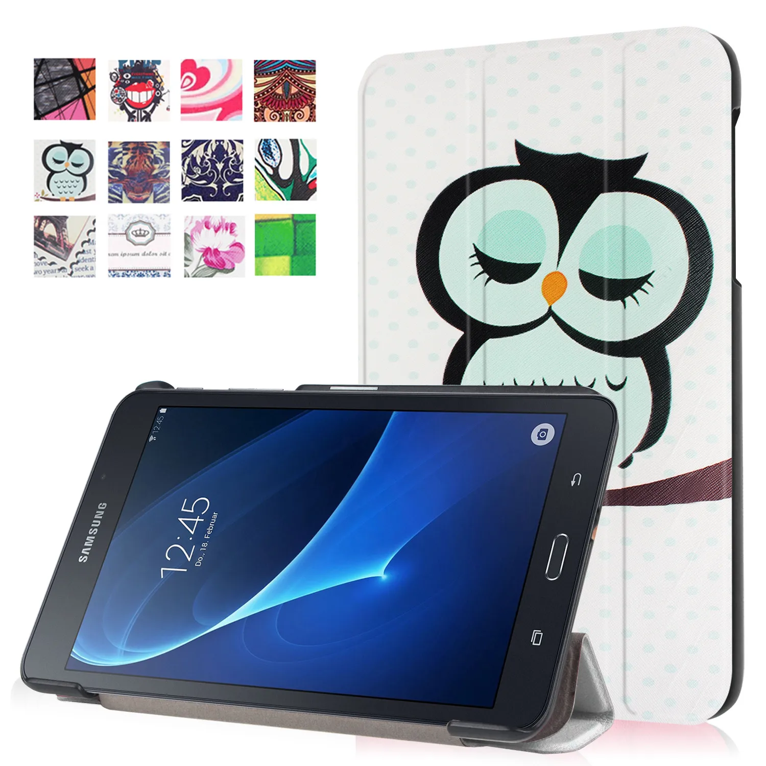 Чехол для samsung Galaxy Tab A 7,0 T280 T285 с магнитной подставкой из искусственной кожи для samsung Tab A6 7,0