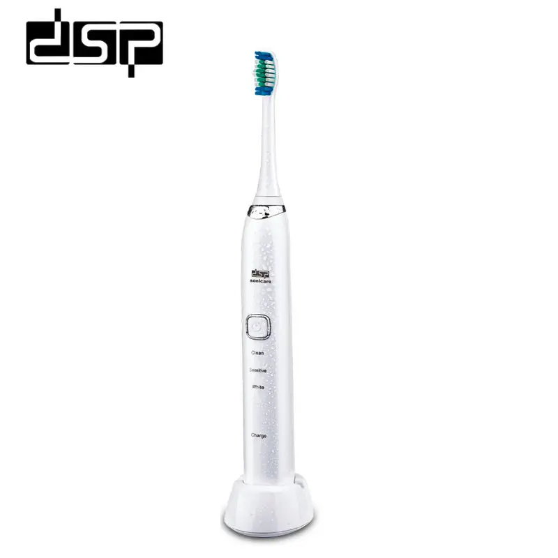 DSP электрическая зубная щетка для взрослых с таймером перезаряжаемая 220 240 В 1