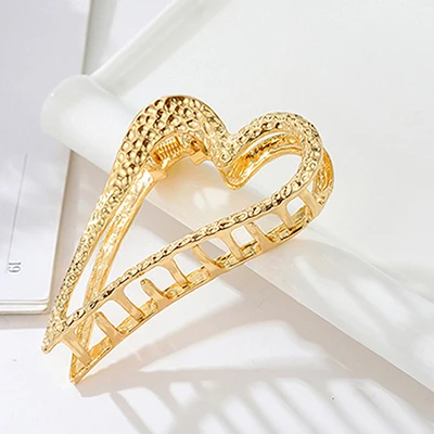 gold color Новые модные Когти для волос для женщин заколка для волос заколка-краб металлические заколки для волос аксессуары для волос украшение для головных уборов - Цвет: gold color