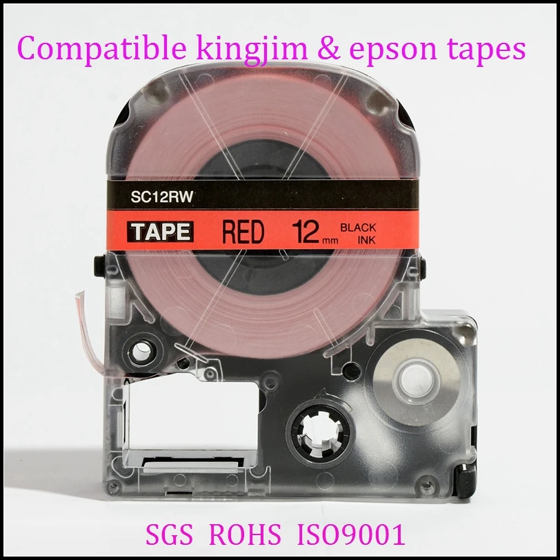 

7 смешанных SS12KW ST12KW SC12RW SC12BW SC12YW SC12GW SC12YR KINGJIM этикетки, ярлыки, ярлыки, фототехнические характеристики