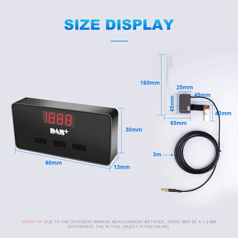 2019 Европа DAB Box Универсальный + цифровой радиоприемник с усиленной антенной для